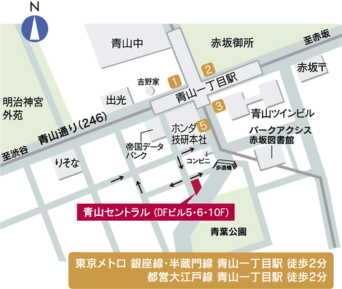 青山セントラル　マップ